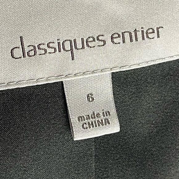 Classiques Entier For Nordstrom Women’s Gray Blazer W/ Black Lace waist Sz 6 - Picture 7 of 9